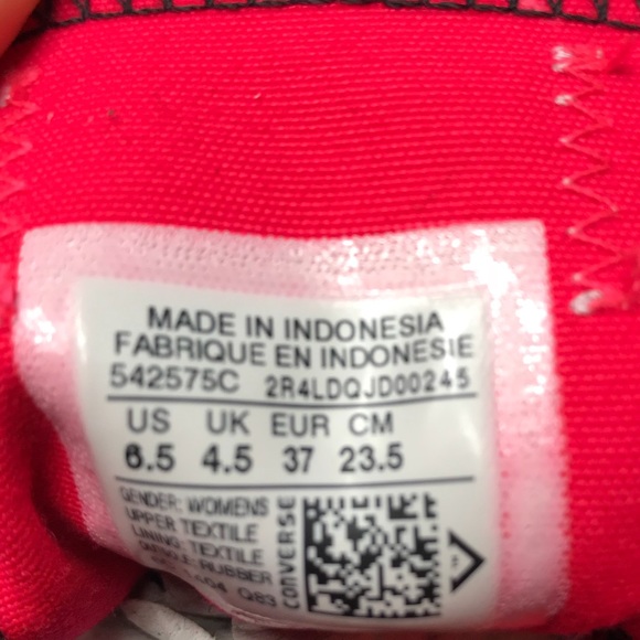 NWT Converse CT Lace Details Black/Diva W AUTHENTI - Picture 8 of 8